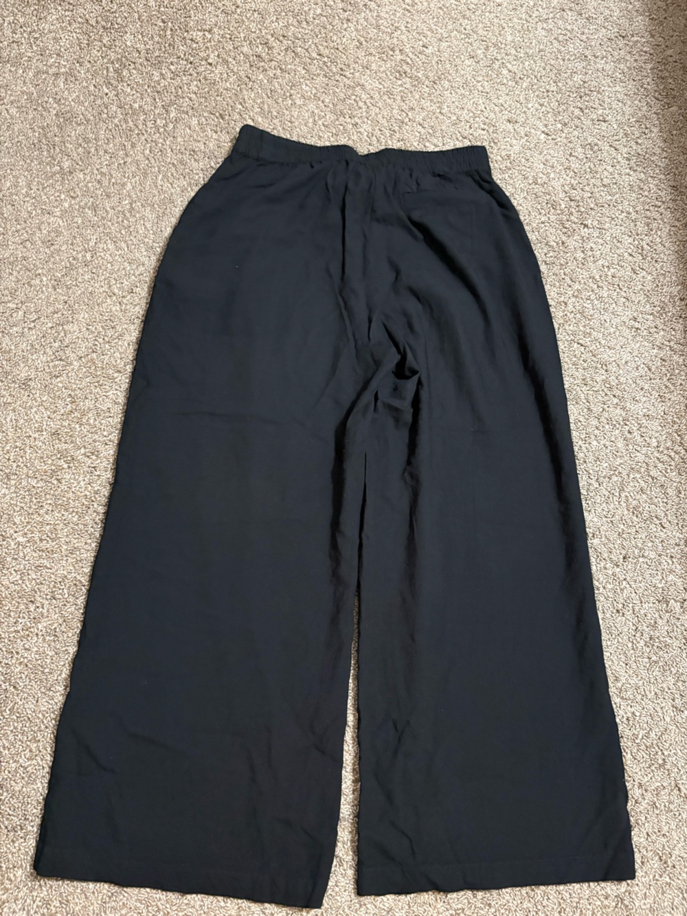Marine Layer Black Wide-Leg Pull-On Pants - Picture 8 of 8